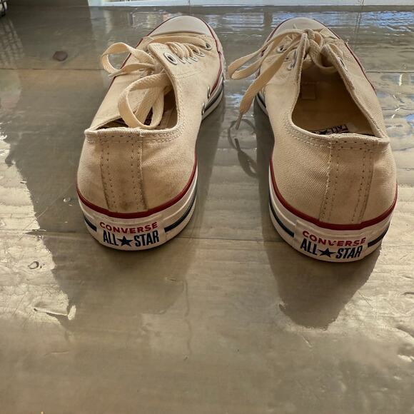 Converse Unisex Natural Ivory Chuck Taylor All Star Canvas Sz 9 - Picture 11 of 16